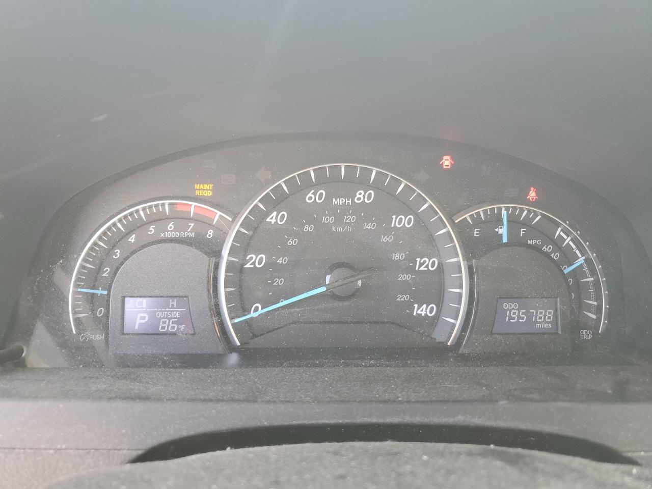 TOYOTA CAMRY 2012 VIN 4T1BF1FK5CU139734 фото 9