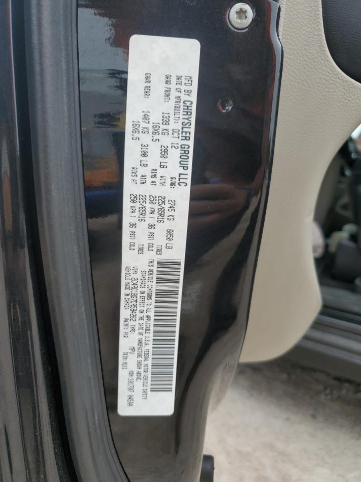 2013 Chrysler Town & Country Touring VIN: 2C4RC1BG7DR584262 Lot: 62902025