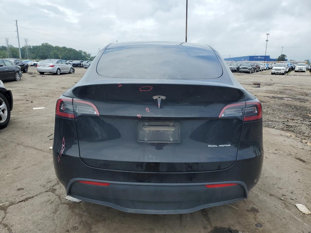 2022 Tesla Model Y VIN: 7SAYGDEE4NF449624 Lot: 61930345