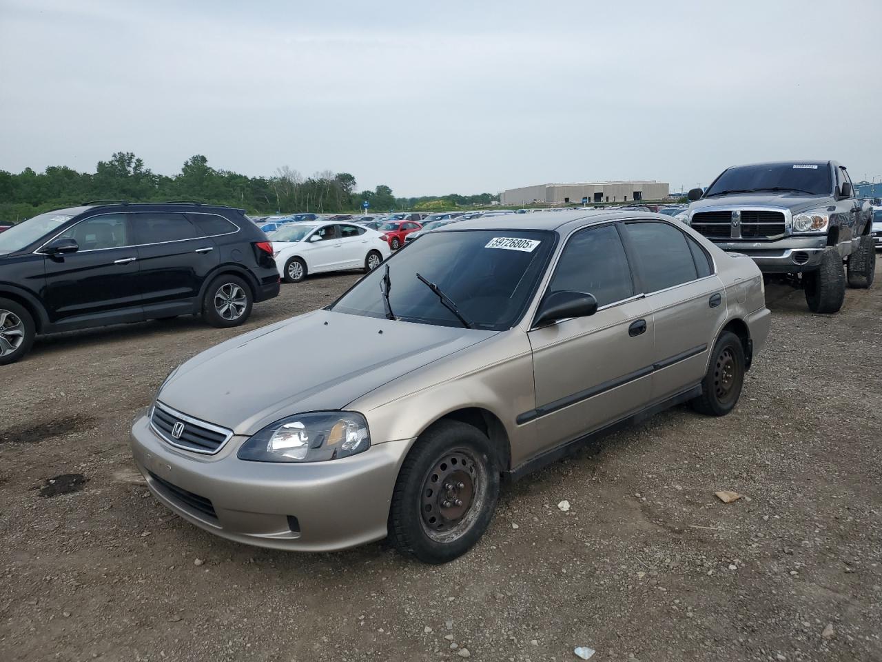 2000 Honda Civic Lx zu verkaufen in Des Moines, IA - Front End