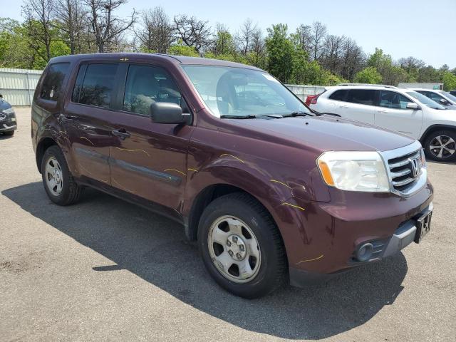  HONDA PILOT 2014 Burgundy