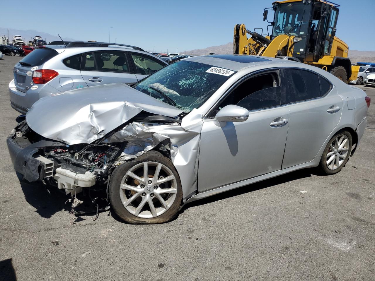 2011 Lexus Is 250 silver sedan gas JTHBF5C22B5152626 photo #1