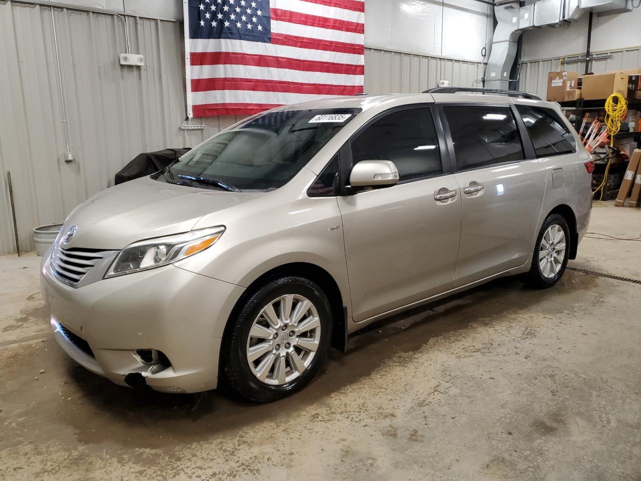 2017 Toyota Sienna Xle იყიდება Casper-ში, WY - Rear End
