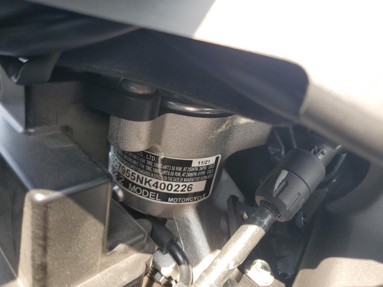 2022 Honda Gl1800 D VIN: JH2SC7955NK400226 Lot: 60610155