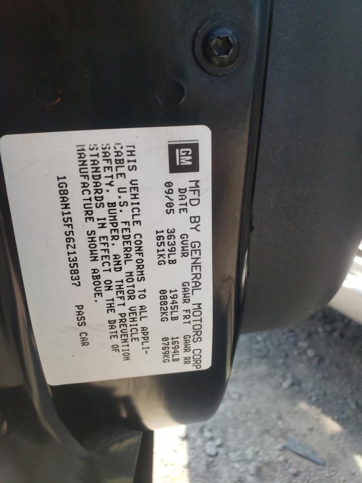 2006 Saturn Ion Level 2 VIN: 1G8AN15F56Z135837 Lot: 62746055