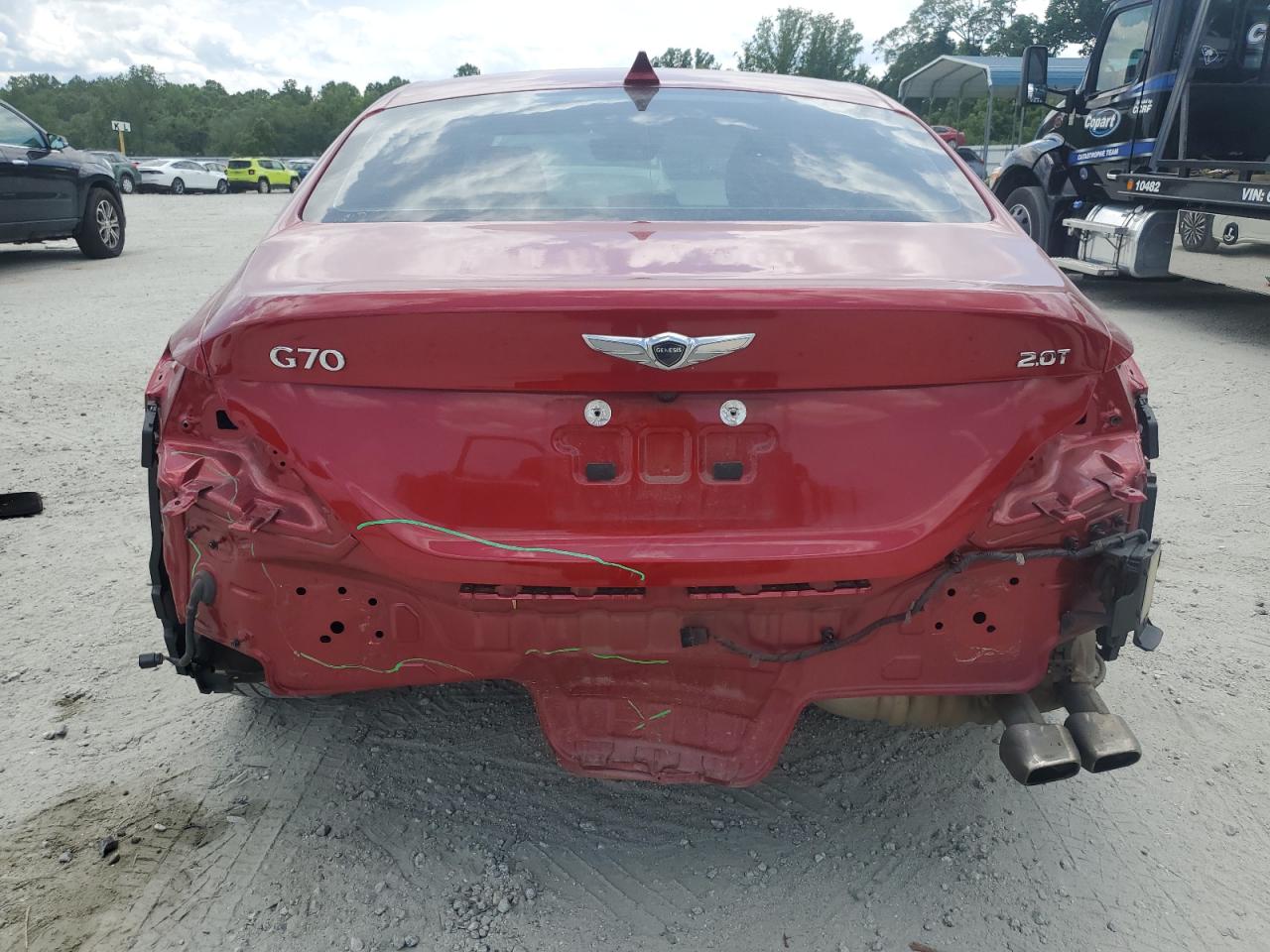 2019 Genesis G70 Prestige VIN: KMTG44LA0KU019191 Lot: 61679795