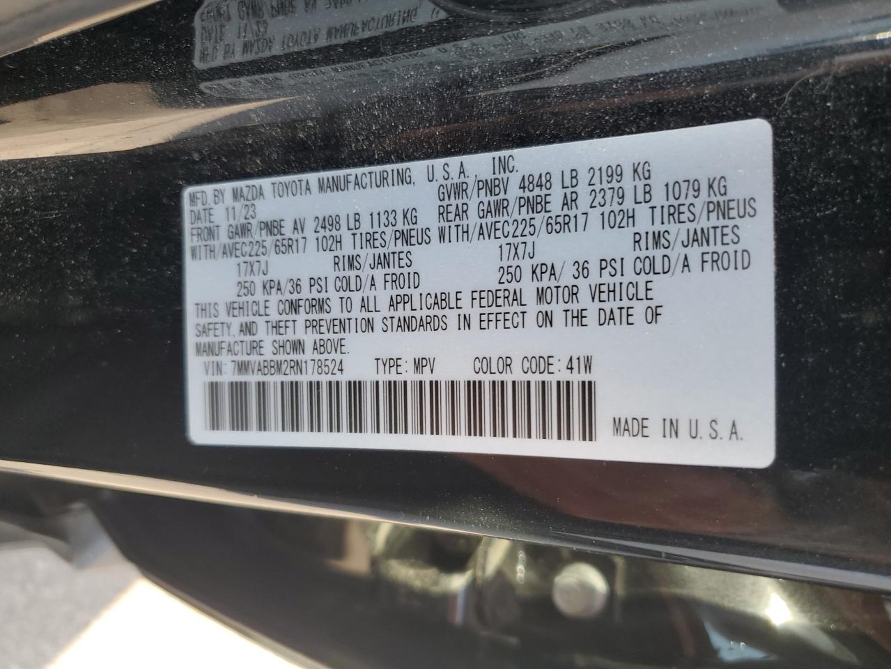 2024 Mazda Cx-50 Preferred VIN: 7MMVABBM2RN178524 Lot: 61482475