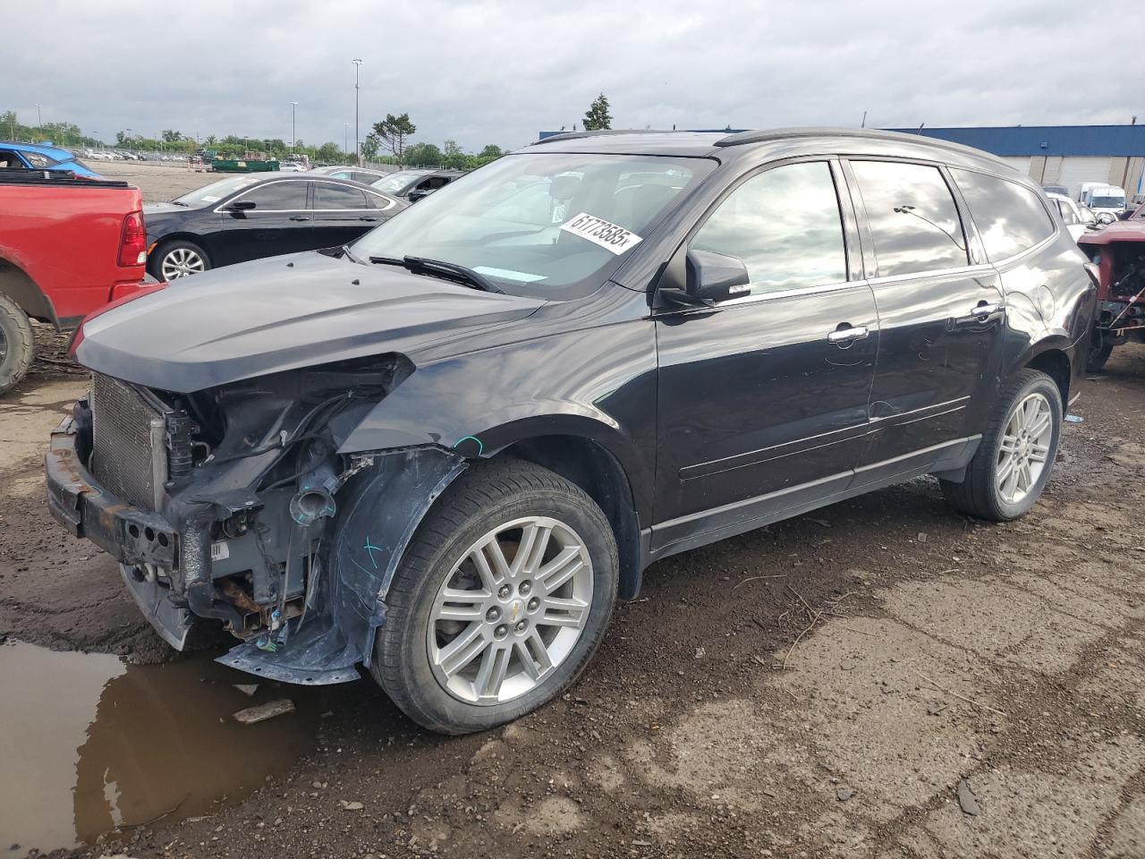 2014 Chevrolet Traverse Lt de vânzare în Woodhaven, MI - Front End