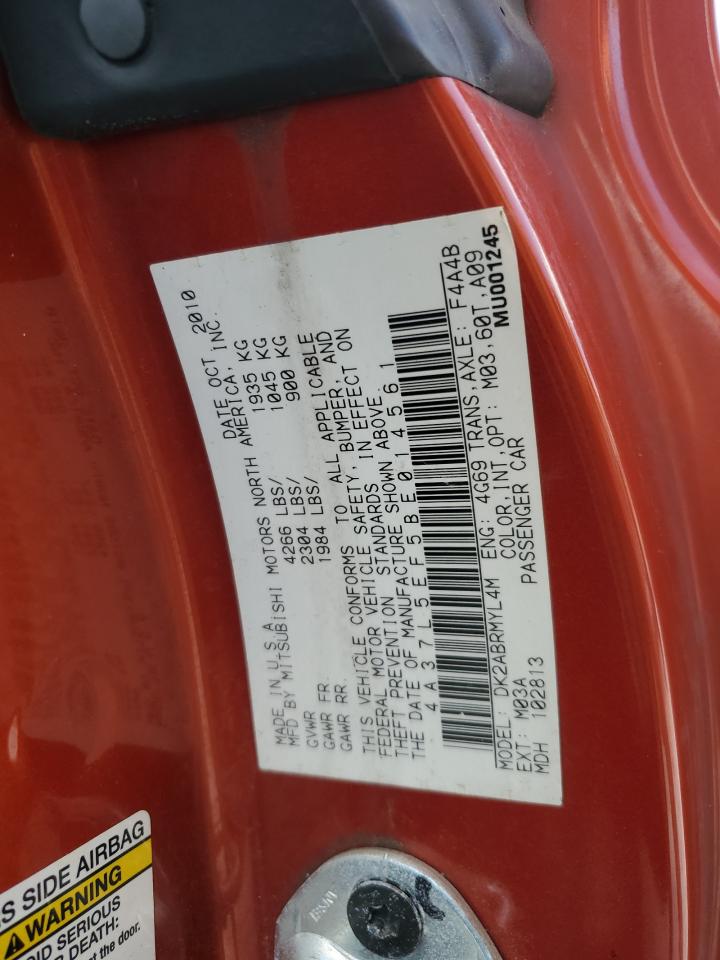 2011 Mitsubishi Eclipse Spyder Gs VIN: 4A37L5EF5BE014561 Lot: 60543835