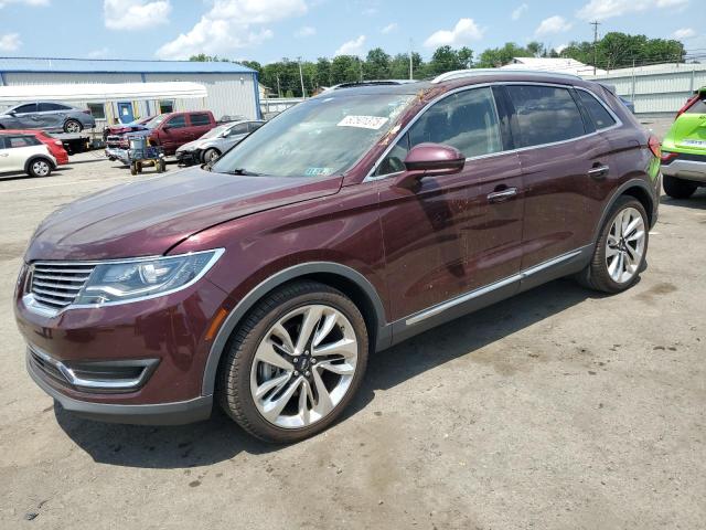  LINCOLN MKX 2017 Бургунди