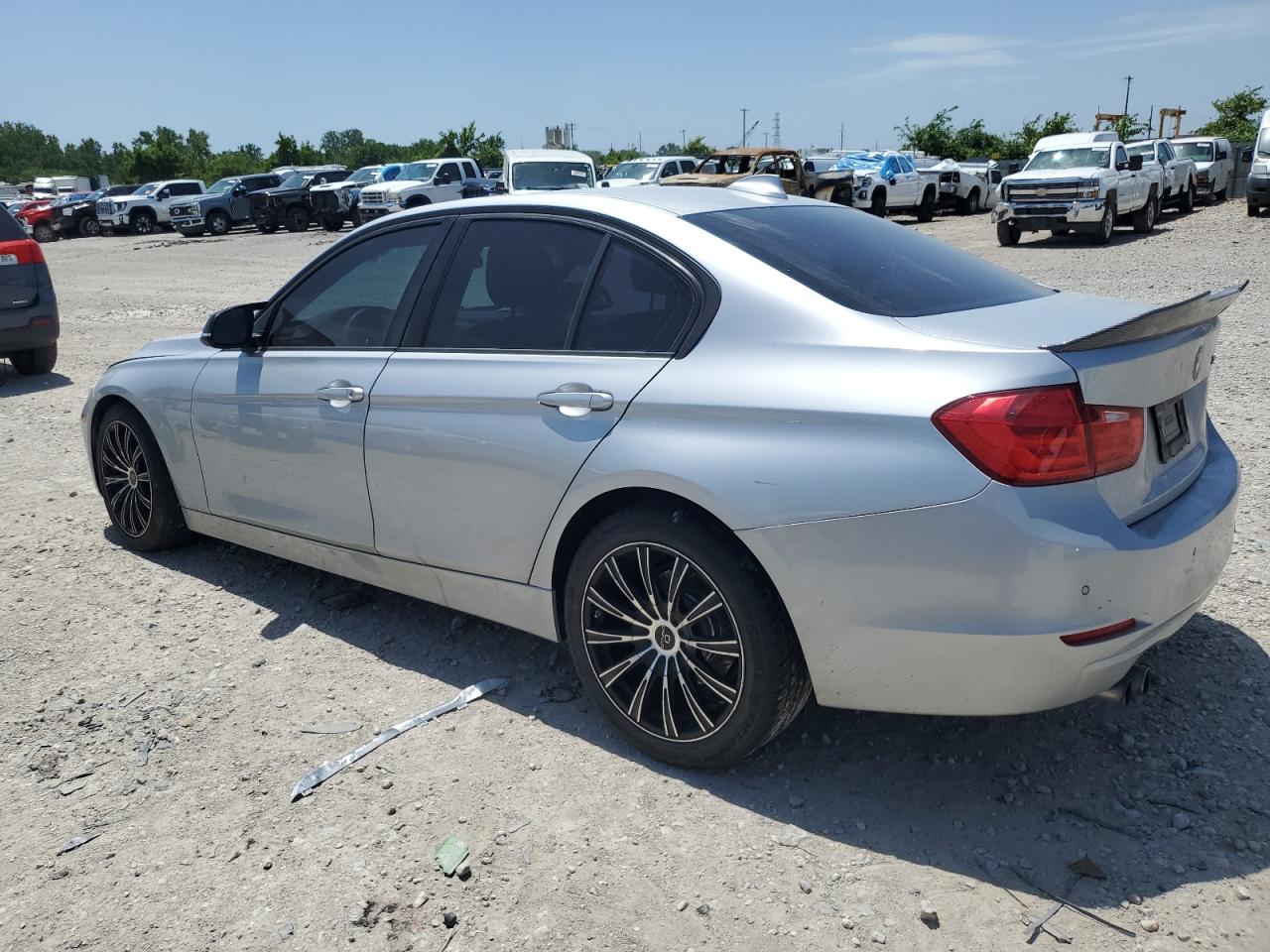 2014 BMW 328 I silver null gas WBA3A5C50EP602116 photo #3
