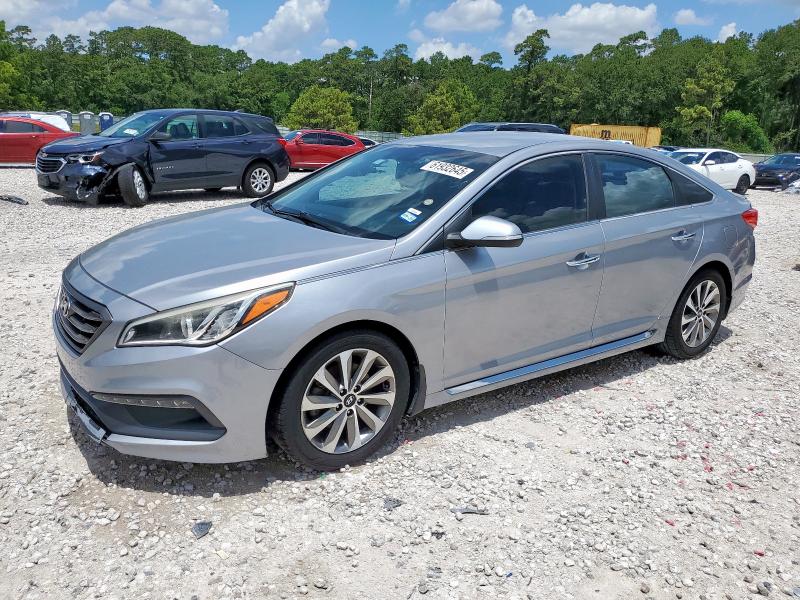  HYUNDAI SONATA 2016 Серебристый