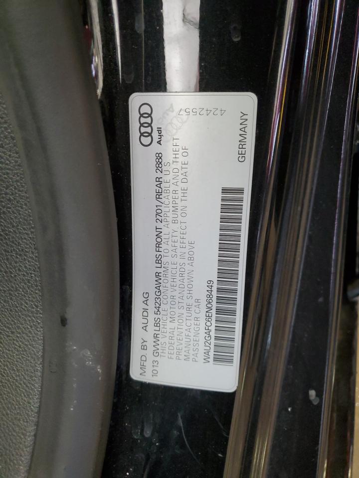 2014 Audi A7 Prestige VIN: WAU2GAFC6EN068449 Lot: 60226785