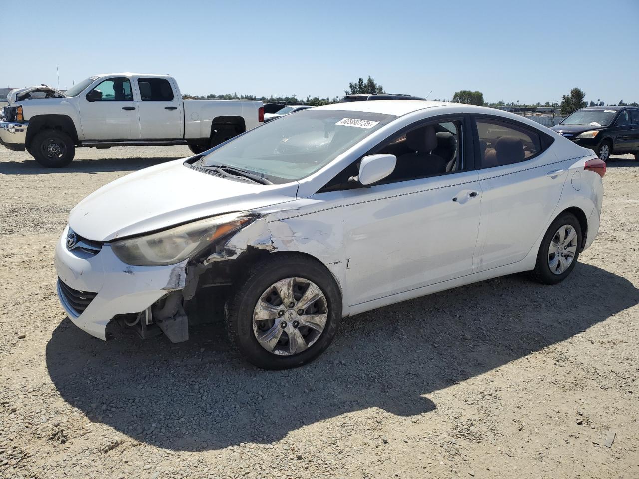 2016 Hyundai Elantra Se en Venta en Antelope, CA - Undercarriage