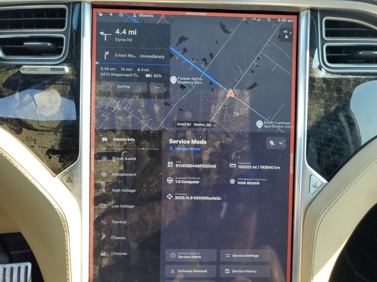 2016 Tesla Model X VIN: 5YJXCBE44GF020342 Lot: 61719085