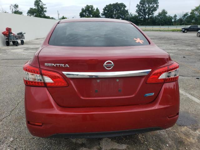 Sedans NISSAN SENTRA 2013 Red