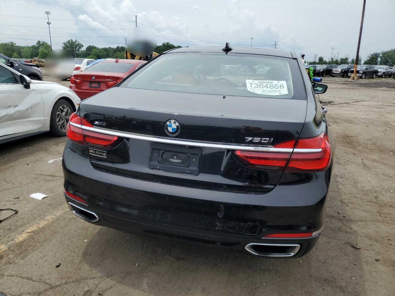 2019 BMW 750 Xi VIN: WBA7F2C59KB240751 Lot: 61920075