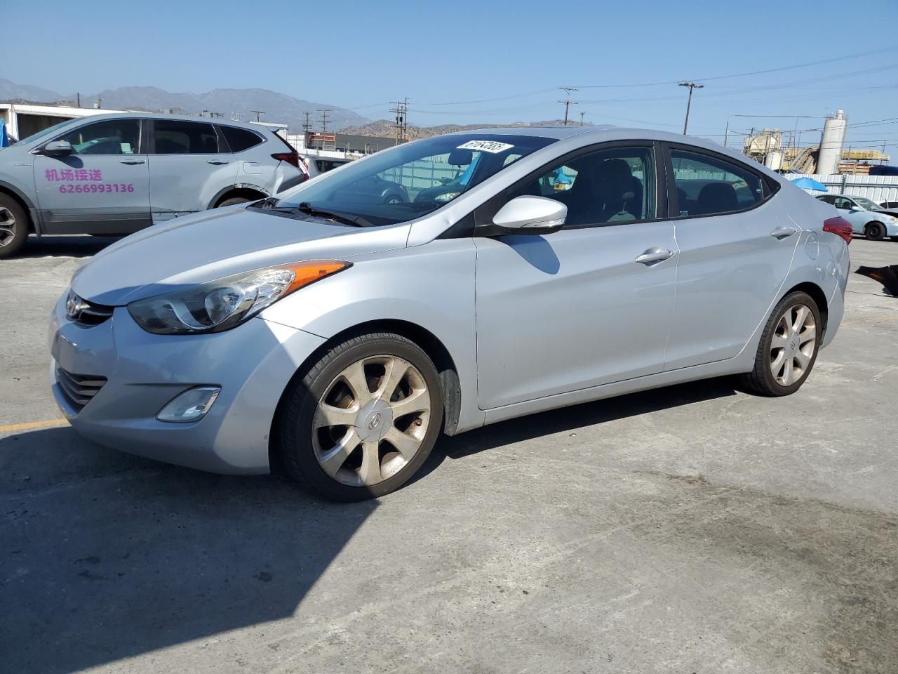 2012 Hyundai Elantra Gls for Sale in Sun Valley, CA - Side