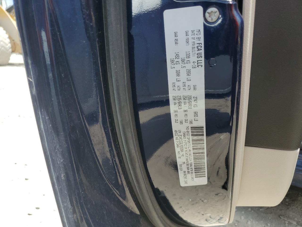 2018 Chrysler Pacifica Touring L Plus VIN: 2C4RC1EG8JR292904 Lot: 60314355