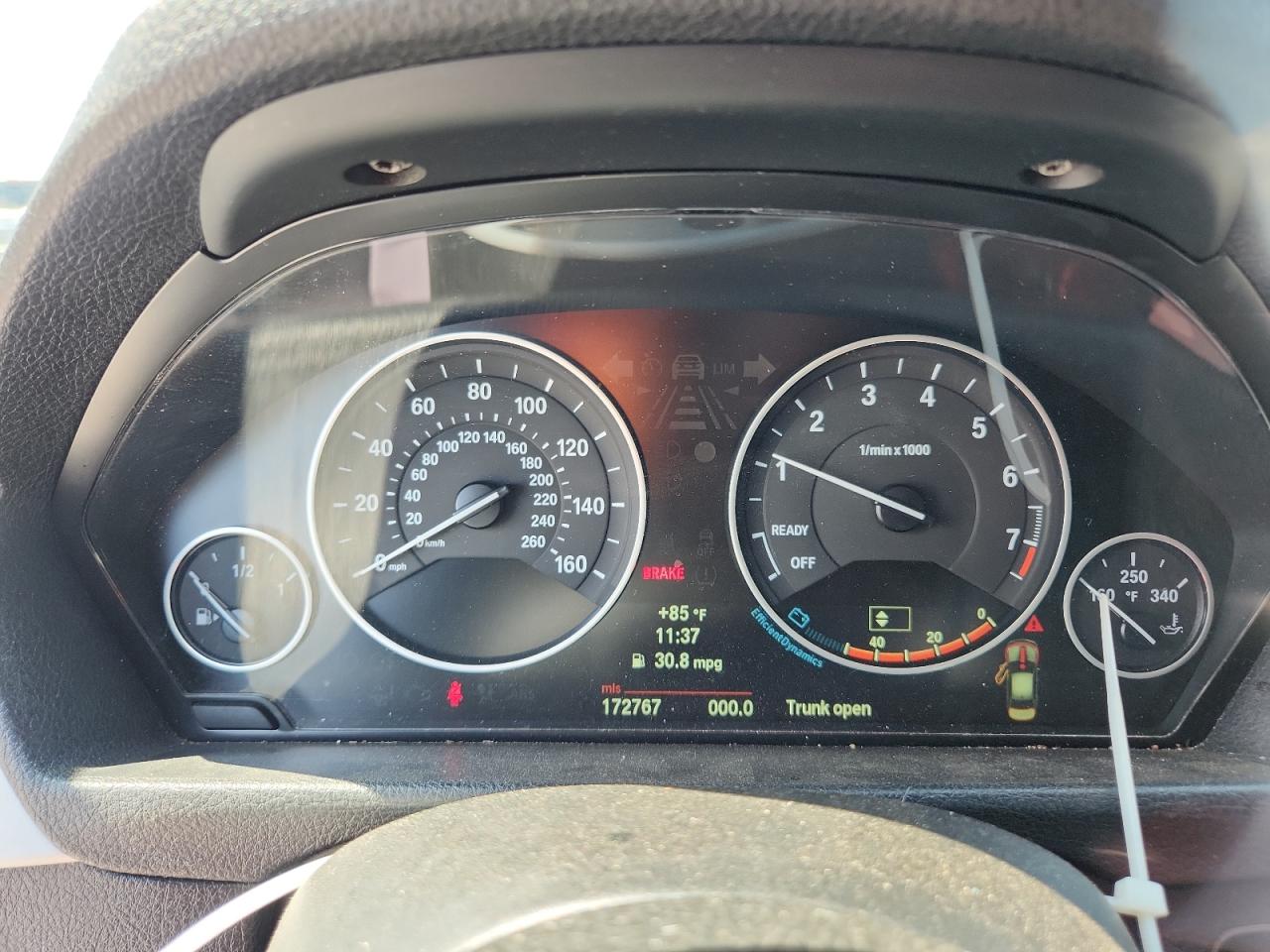 2013 BMW 328 I VIN: WBA3A5C59DF453287 Lot: 62814395