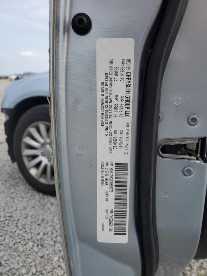 2013 Chrysler 300 VIN: 2C3CCAAG2DH592772 Lot: 60640645