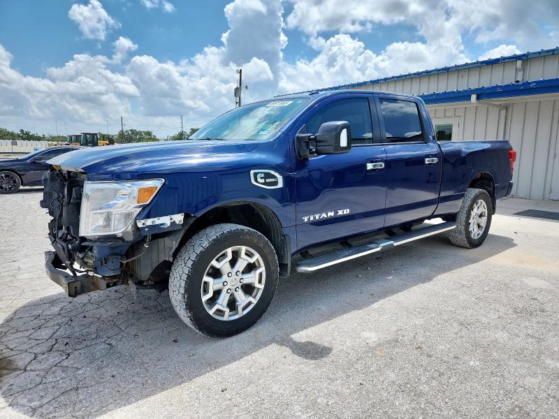  NISSAN TITAN 2017 Blue