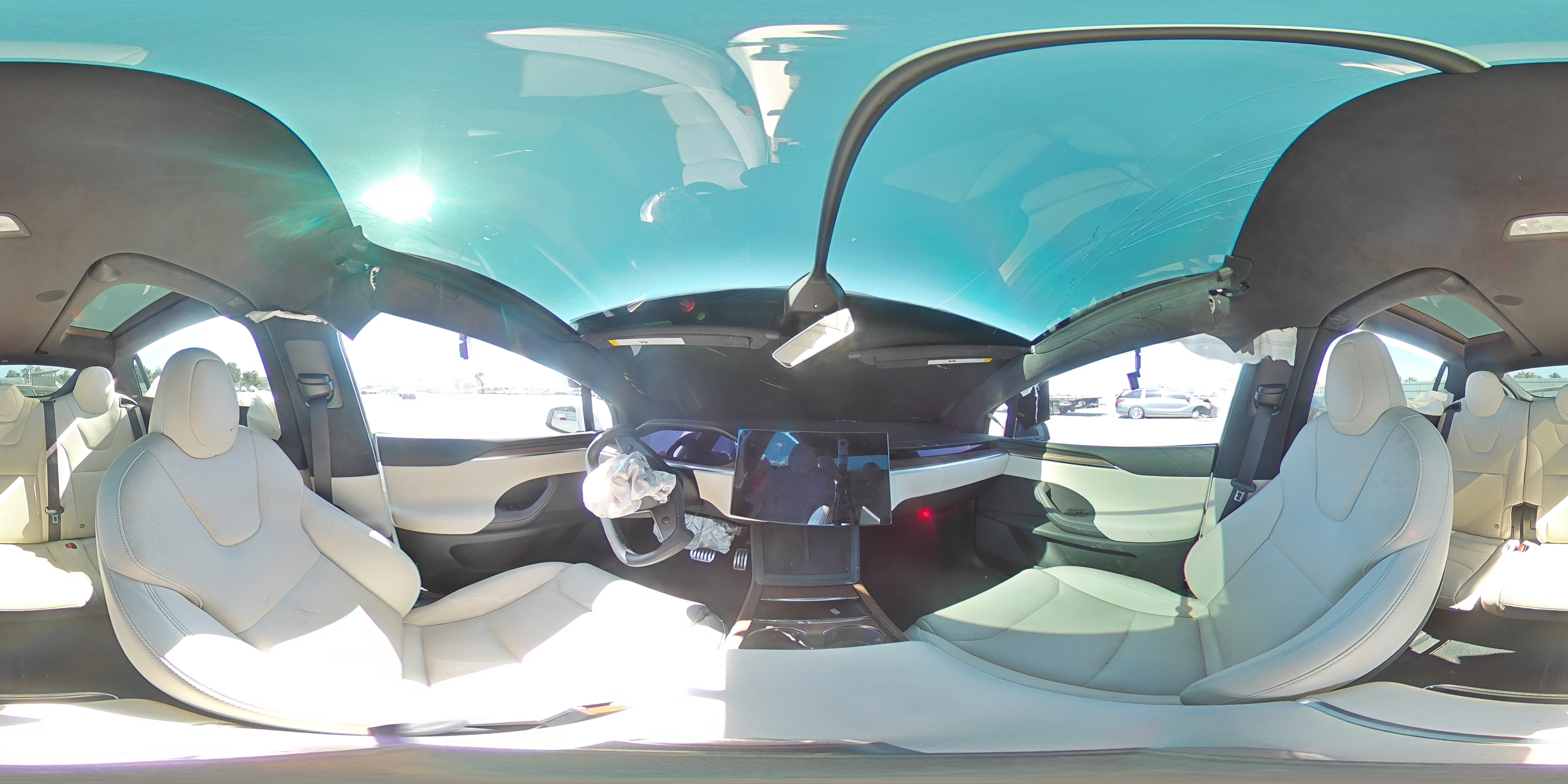 2022 Tesla Model X VIN: 7SAXCAE55NF357721 Lot: 61814275