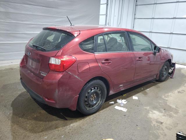  SUBARU IMPREZA 2016 Бордовый