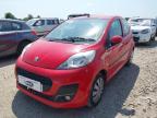 2012 PEUGEOT 107 ACTIVE for sale at Copart YORK