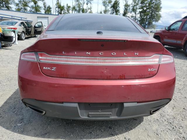  LINCOLN MKZ 2016 Red
