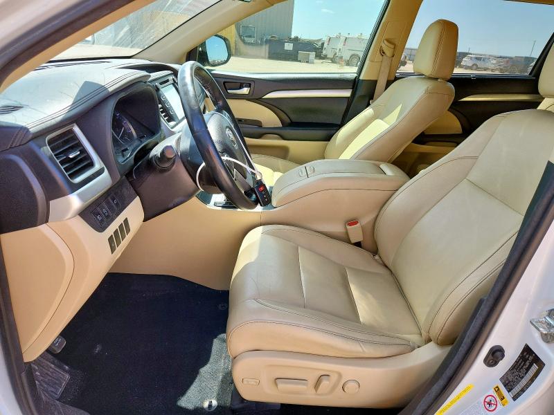 TOYOTA HIGHLANDER 2018 Белы
