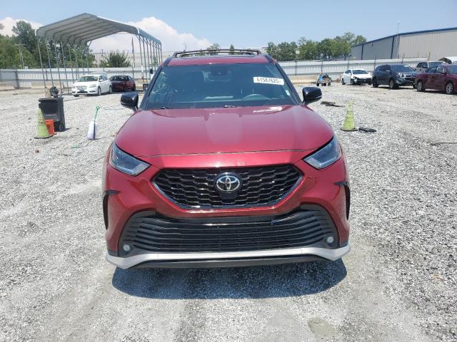  TOYOTA HIGHLANDER 2023 Czerwony