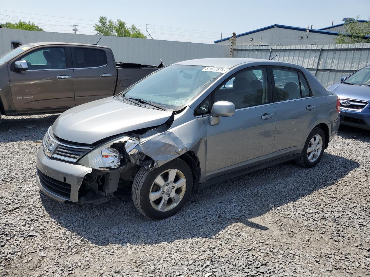 2007 Nissan Versa S на продаже в Albany, NY - Front End