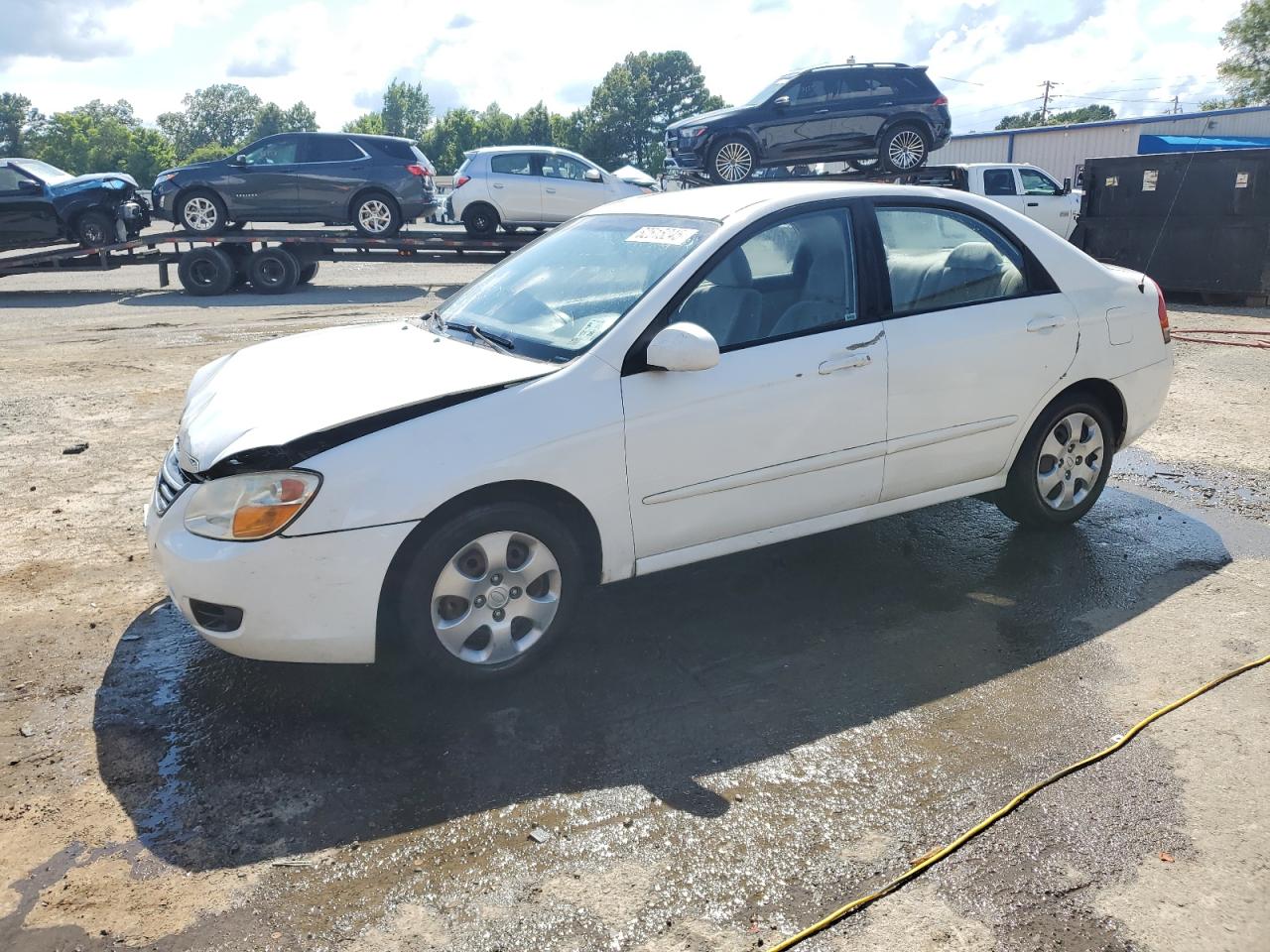 2008 Kia Spectra Ex VIN: KNAFE121285556006 Lot: 62515245