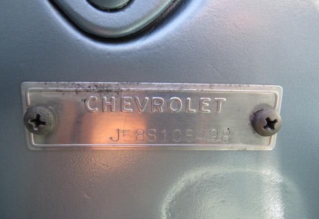 1958 CHEVROLET                   CORVETTE