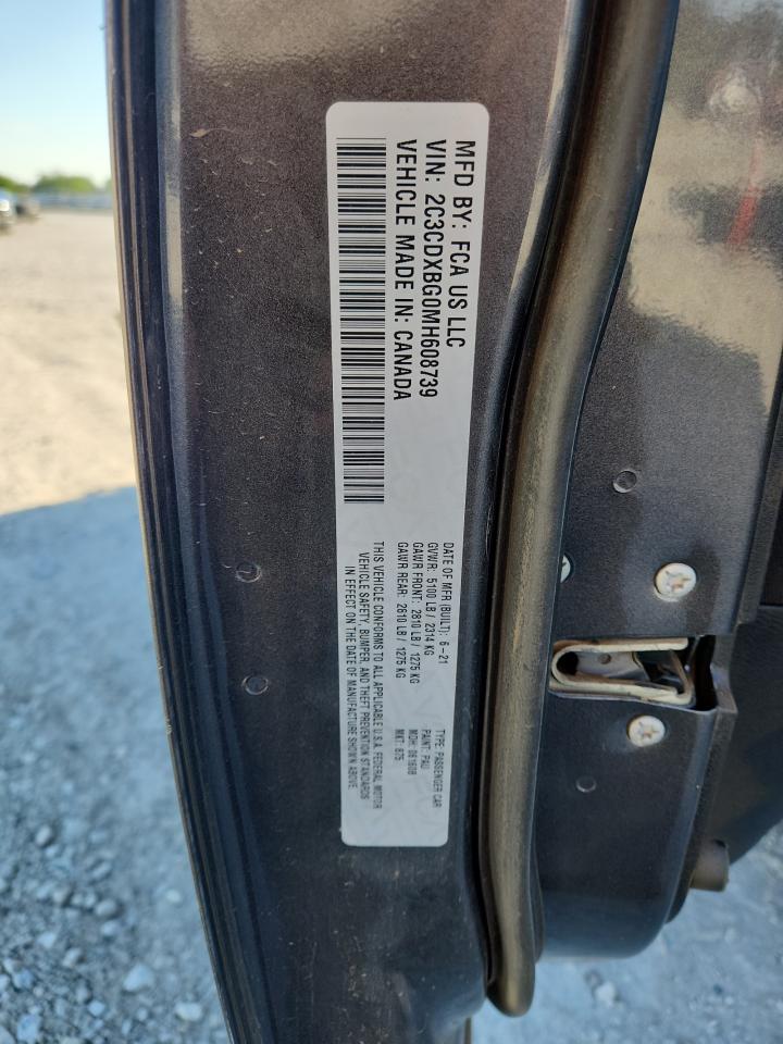 DODGE CHARGER 2021 VIN 2C3CDXBG0MH608739 zdjęcie 12