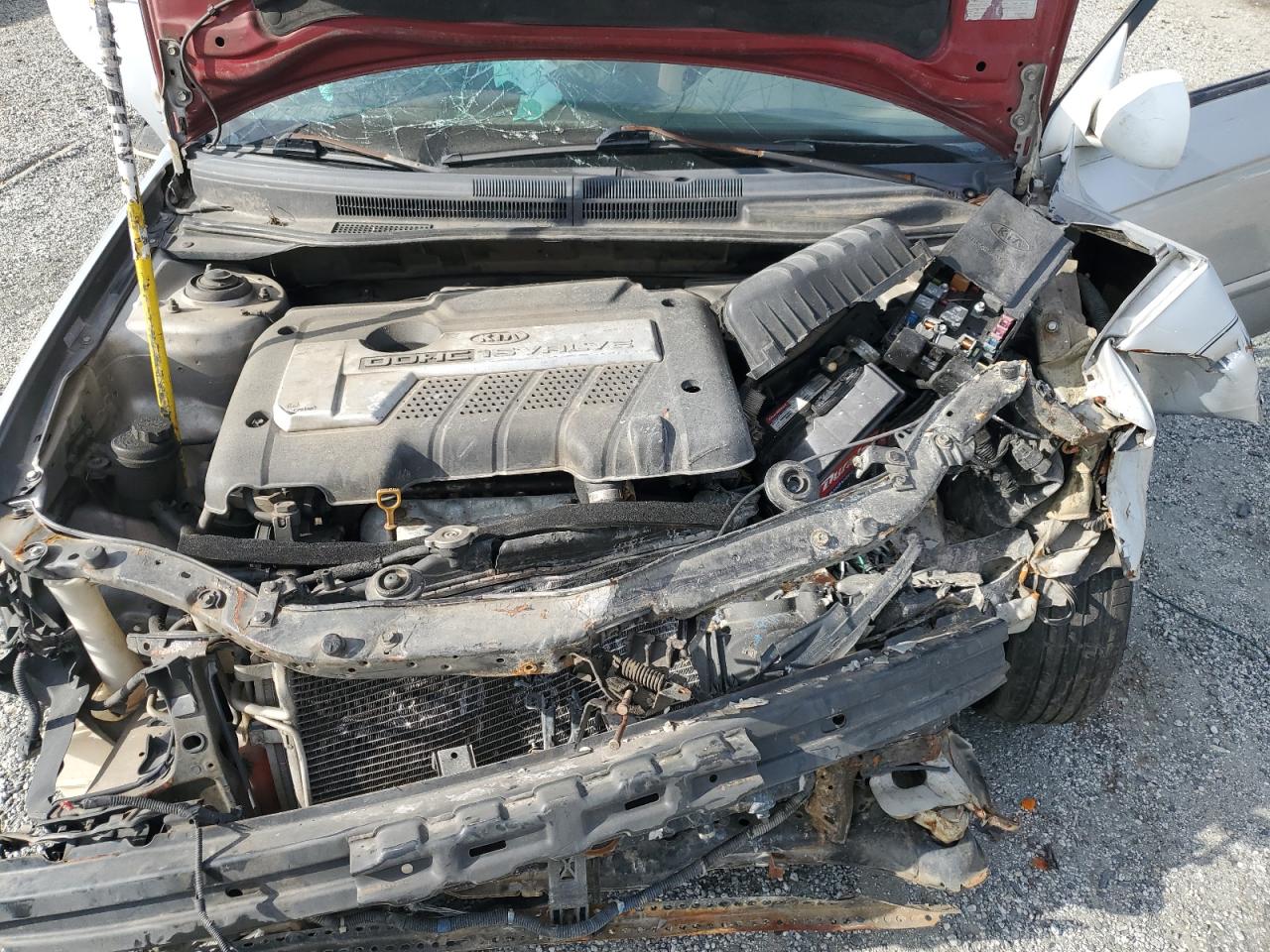 2005 Kia Spectra Lx VIN: KNAFE121955200566 Lot: 61530285