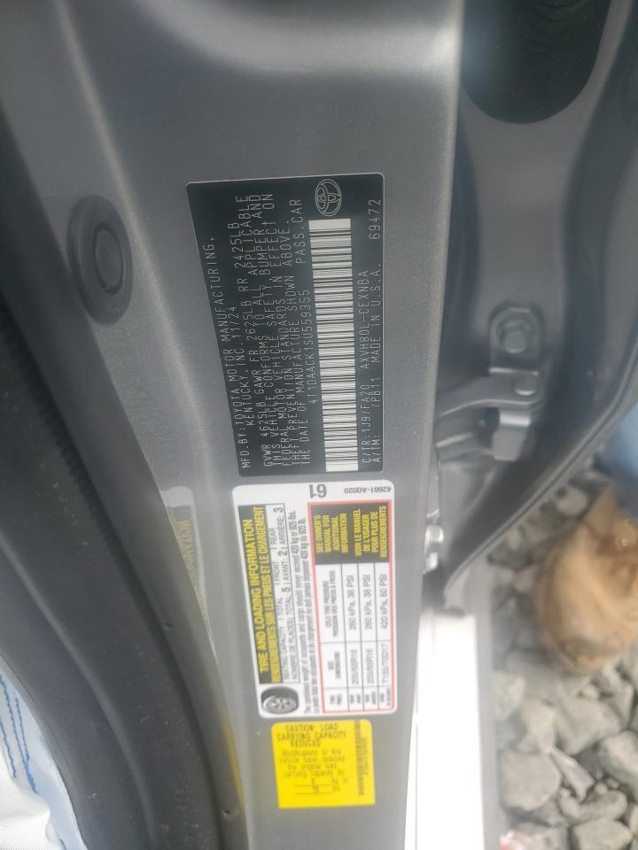 2025 Toyota Camry Xse VIN: 4T1DAACK1SU559355 Lot: 60669895