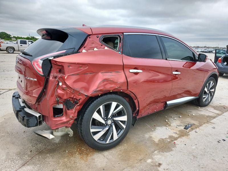  NISSAN MURANO 2015 Red