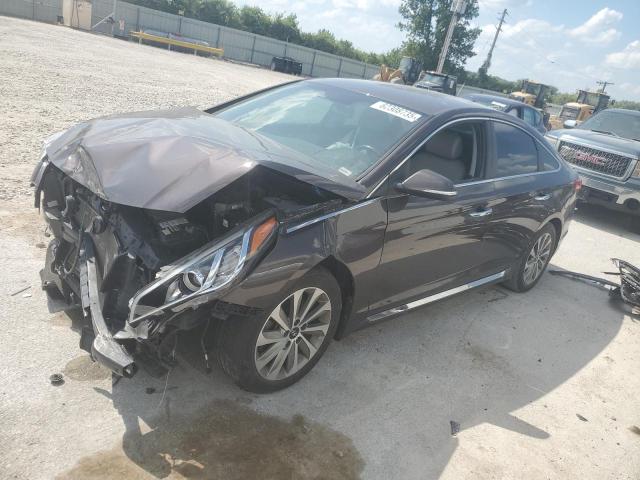  HYUNDAI SONATA 2016 Brown
