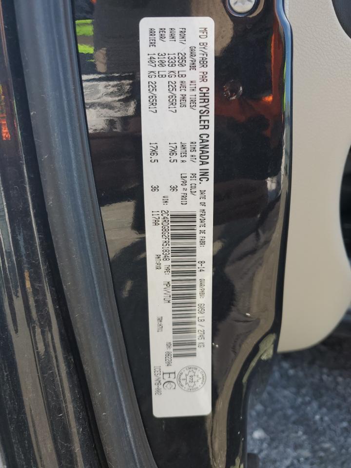 2015 Dodge Grand Caravan Se VIN: 2C4RDGBG2FR518348 Lot: 62380665
