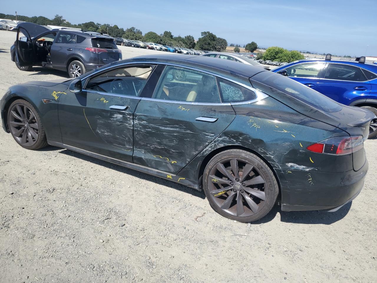 TESLA MODEL S 2013 VIN 5YJSA1CP2DFP05684 zdjęcie 2