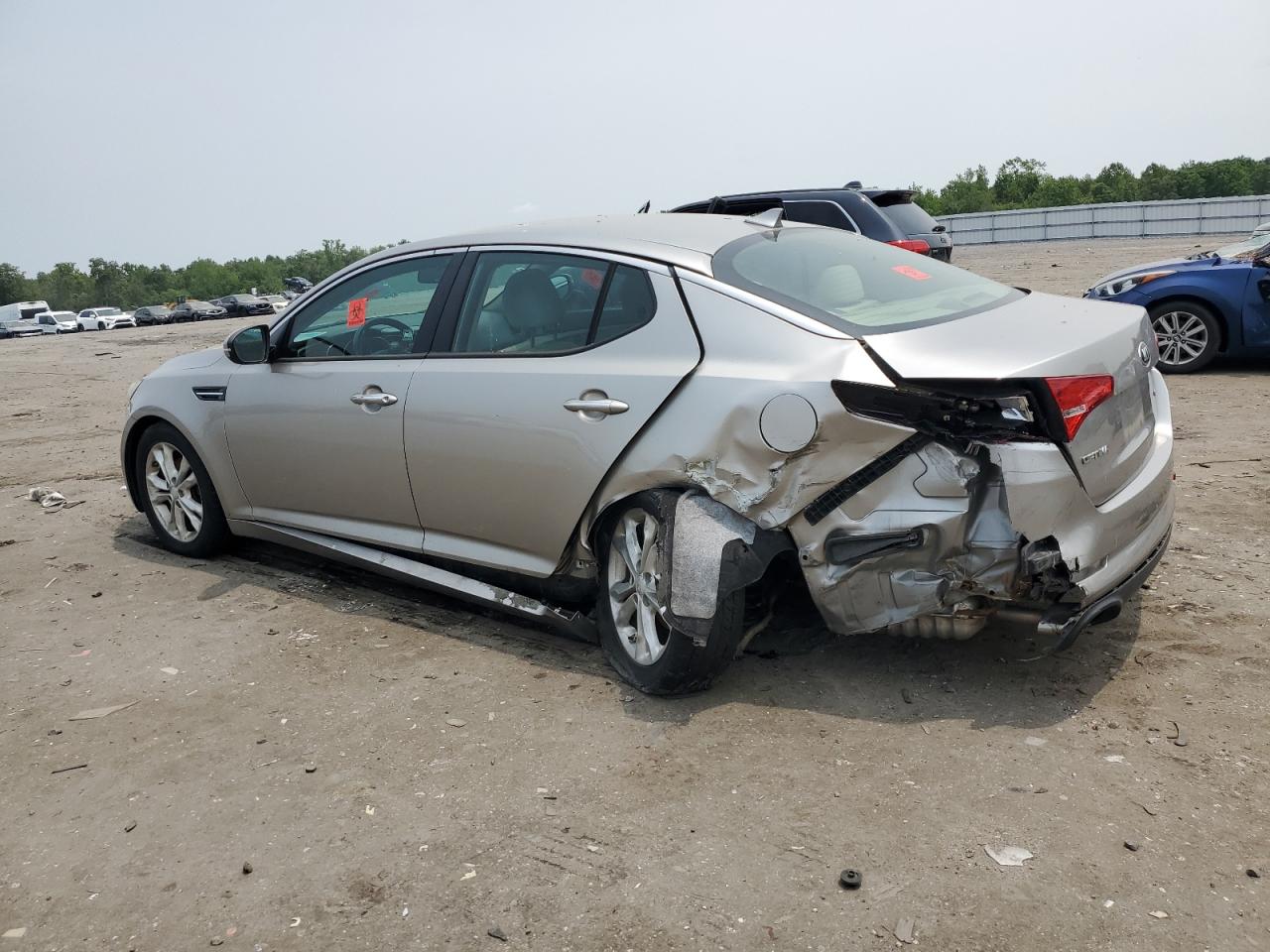 2012 Kia Optima Lx silver null gasoline 5XXGM4A71CG081888 photo #3