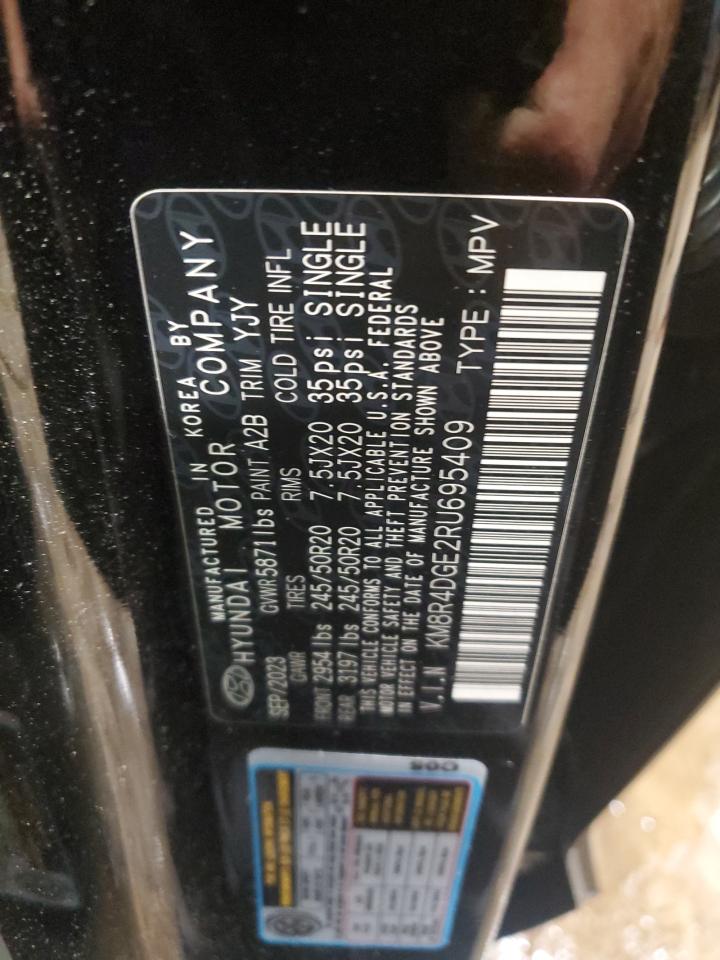 2024 Hyundai Palisade Sel Premium VIN: KM8R4DGE2RU695409 Lot: 62908725