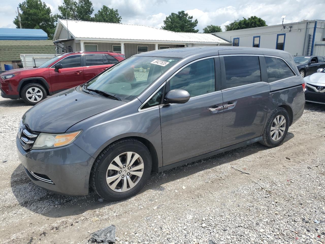2017 Honda Odyssey Exl იყიდება Prairie Grove-ში, AR - Hail
