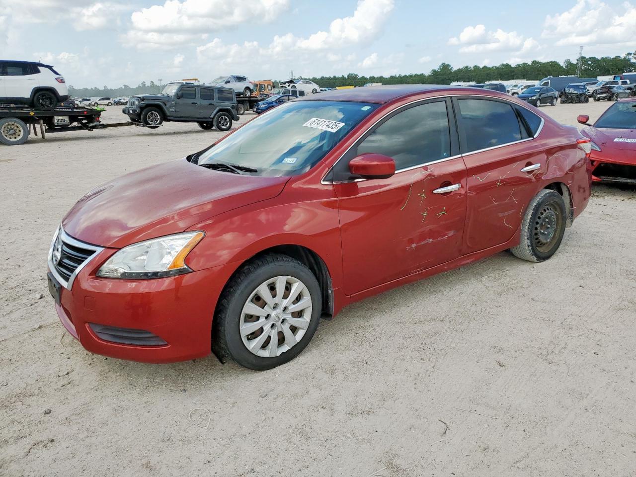 2015 Nissan Sentra S იყიდება Houston-ში, TX - Side