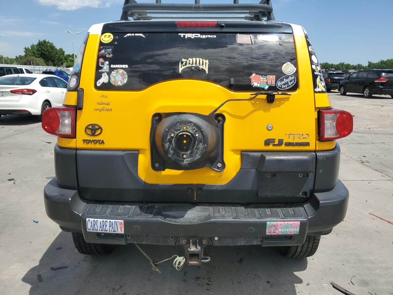 2007 Toyota Fj Cruiser VIN: JTEBU11F170048473 Lot: 59345205