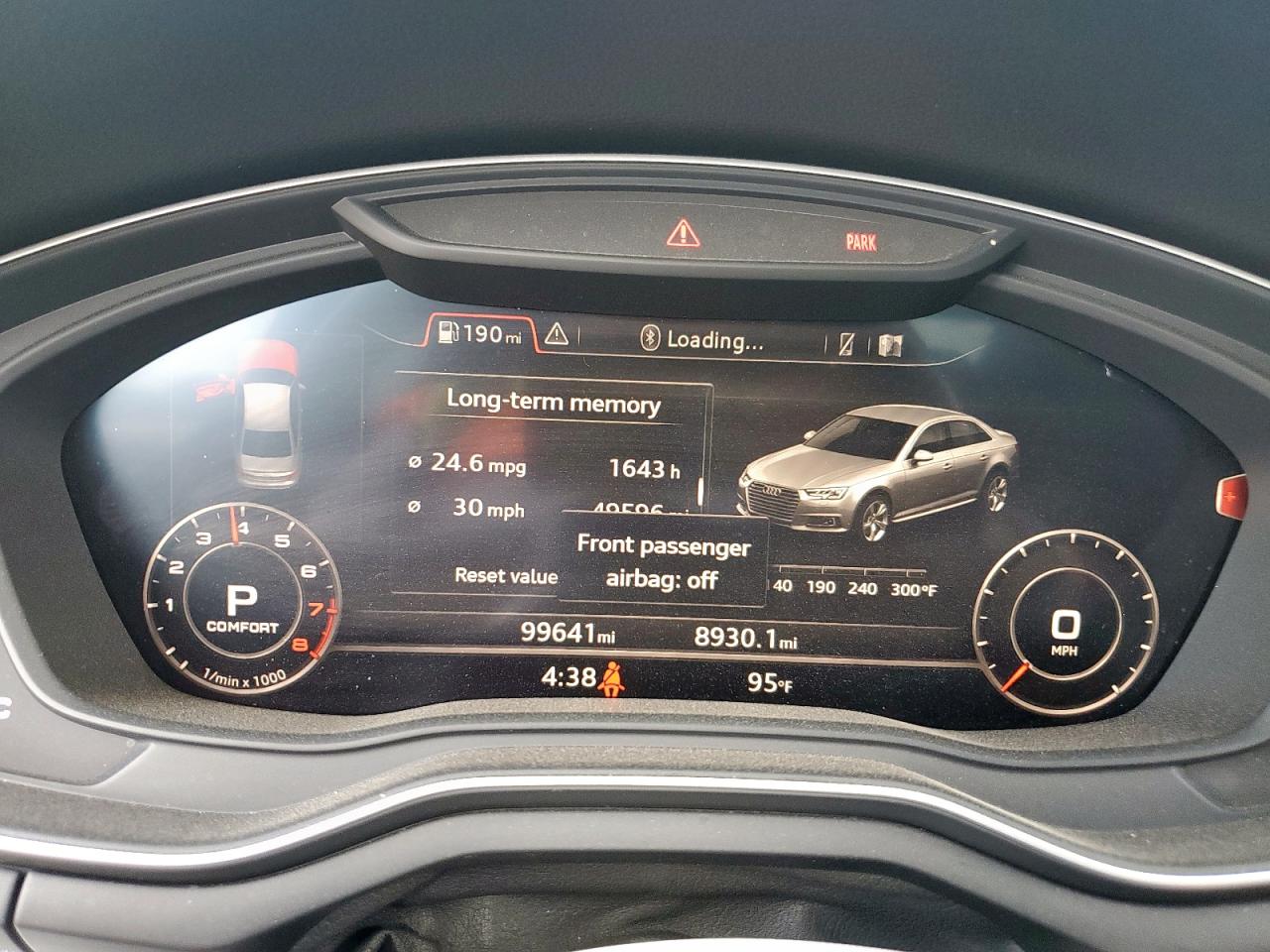 2018 Audi A4 Premium VIN: WAUDNAF44JN016318 Lot: 62297025