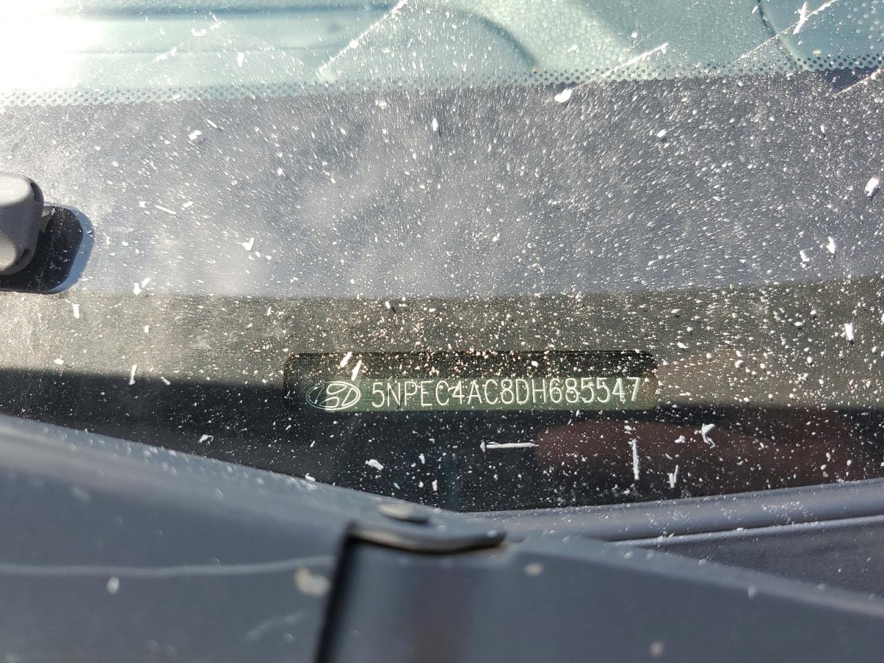 2013 Hyundai Sonata Se VIN: 5NPEC4AC8DH685547 Lot: 62528815