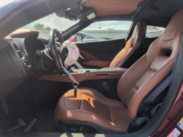  CHEVROLET CORVETTE 2017 Czerwony